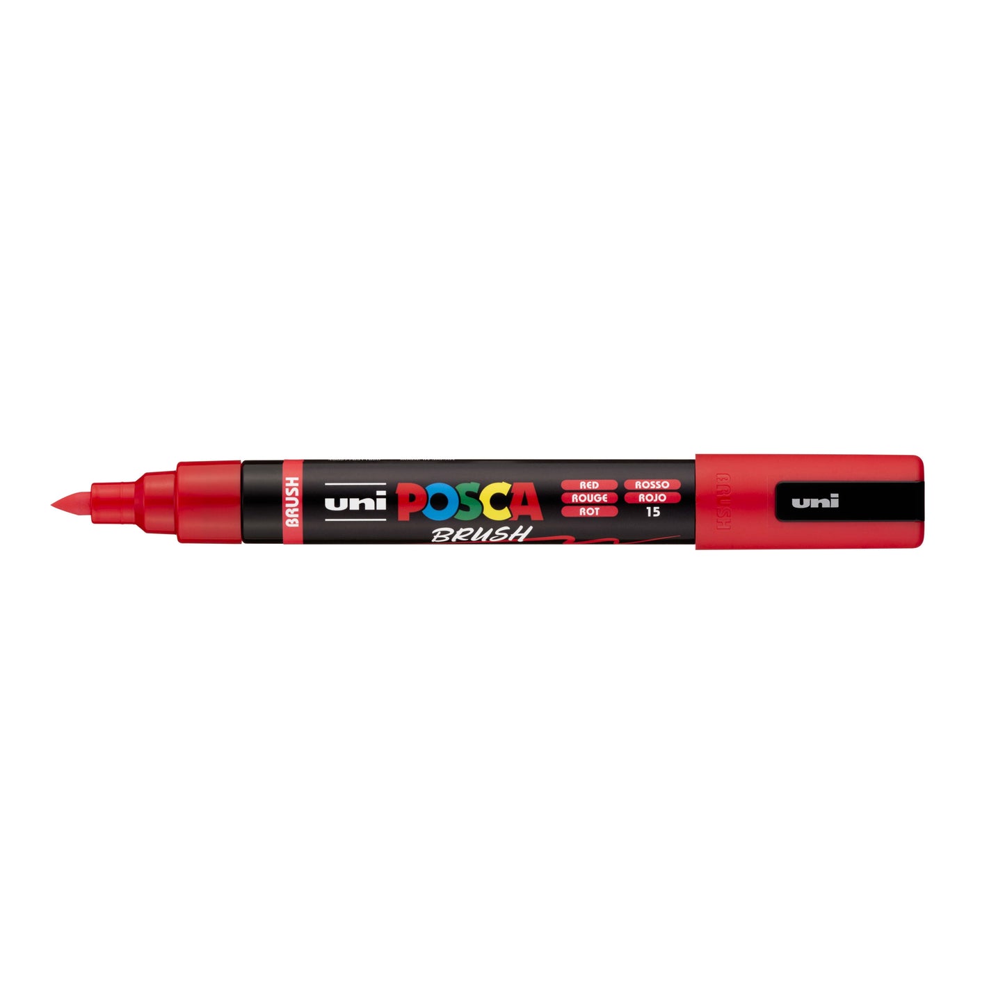 Posca -  Paintmarker uni  pc-5br brushpunt m rood