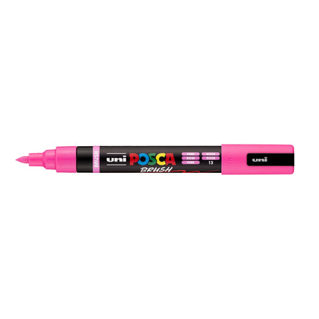 Posca -  Paintmarker uni  pc-5br brushpunt m roze | 6 stuks