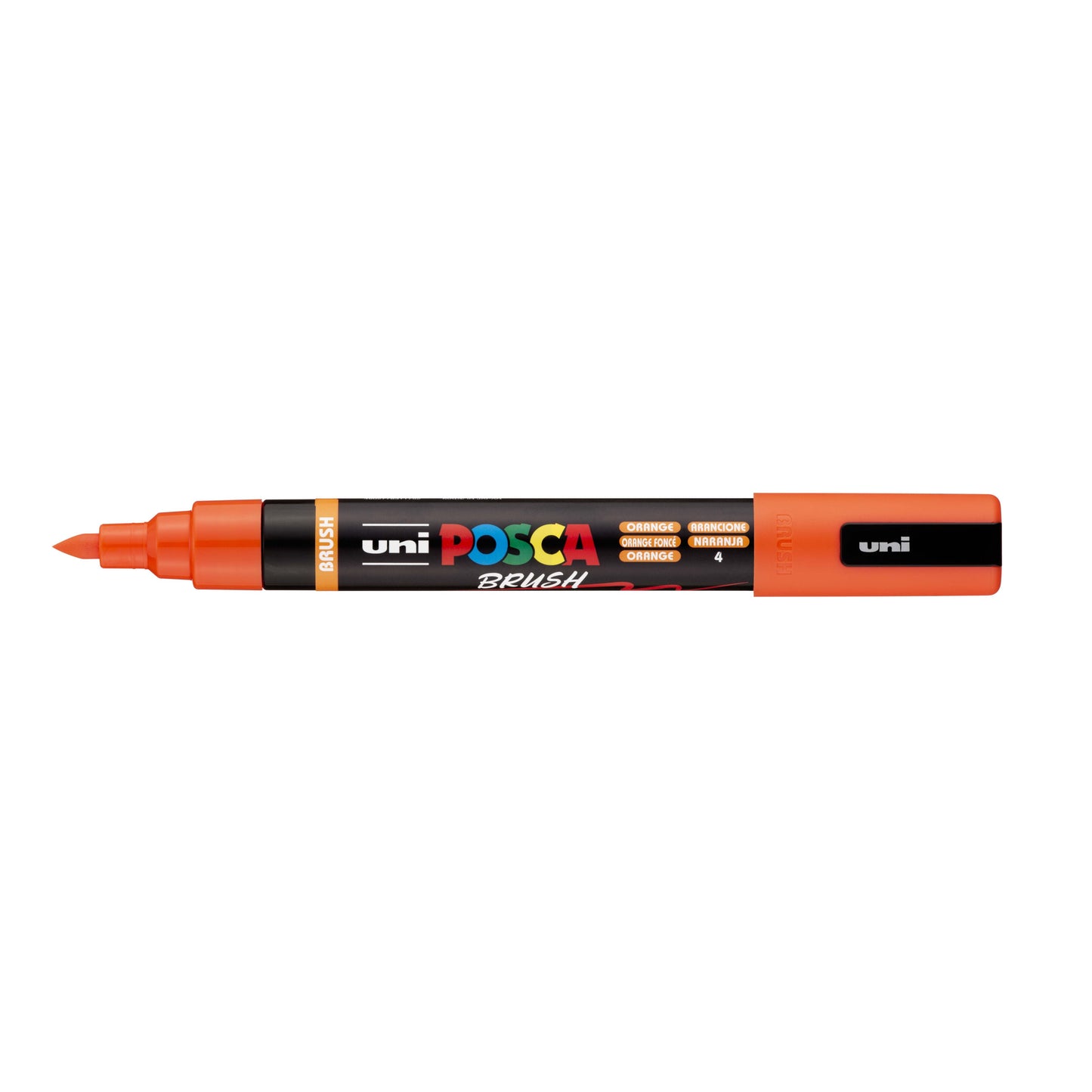 Posca -  Paintmarker uni  pc-5br brushpunt m oranje | 6 stuks