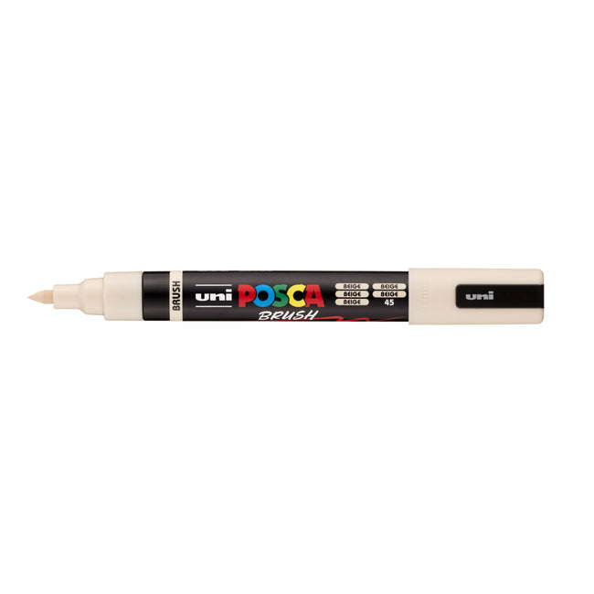 Posca -  Paintmarker uni  pc-5br brushpunt m beige | 6 stuks