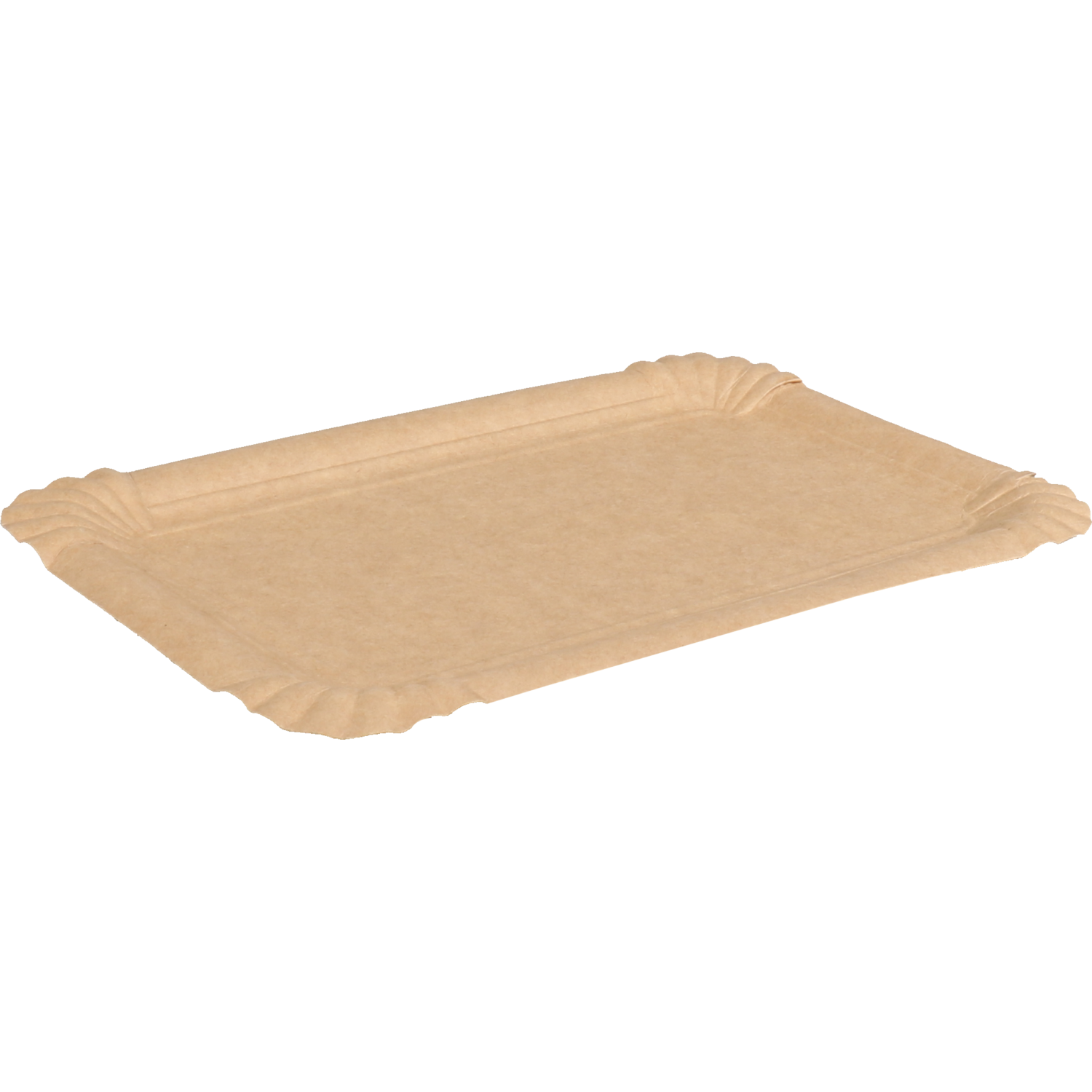 Klika -  Schaal | karton | rechthoekig | 200x130x9mm | bruin | 1400 stuks