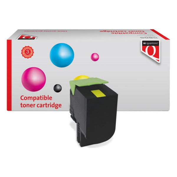 Tonercartridge Quantore Alternative für Lexmark 71B20Y0 Gelb