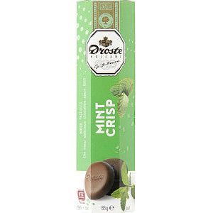 Droste - Chocolate Droste pastilles pure menthe Crisp 85gr | Rôle 85 grammes | 12 pièces