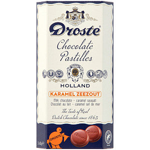 Droste - Chocolate Droste Duopack Milk Karamel Sea Salt 160G | Régler un rouleau de 2 8 pièces