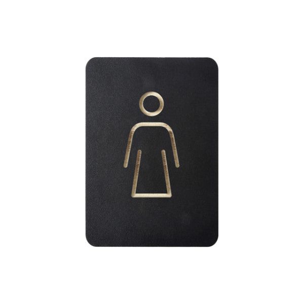 Europel - Pictogram  vrouw zwart