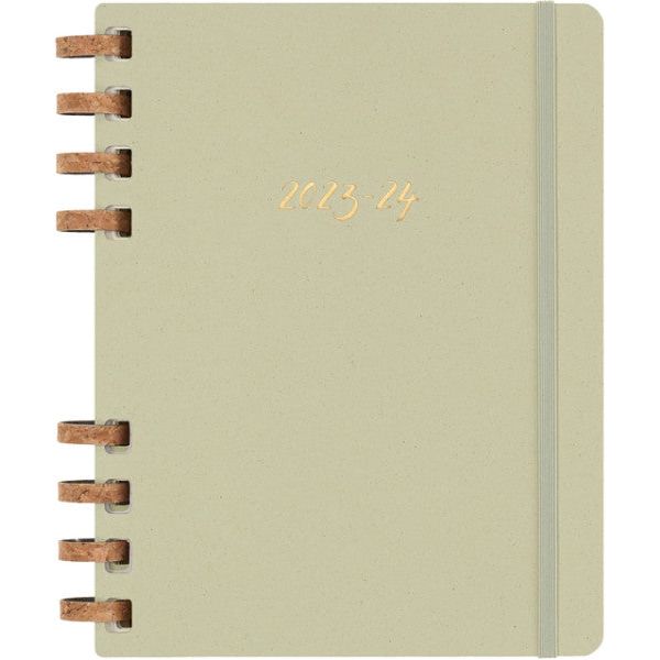 Moleskine - Ag 23/24 msk aca plan week 7d/2p xl 204x252 hc lgn