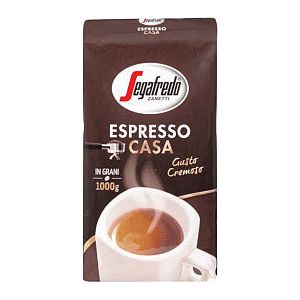 Segafredo - Koffie casa bonen 1000gr | Zak a 1000 gram | 8 stuks
