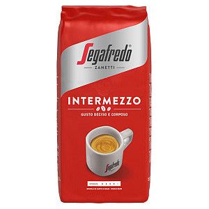Segafredo - Koffie intermezzo bonen 1000gr | Zak a 1000 gram | 8 stuks