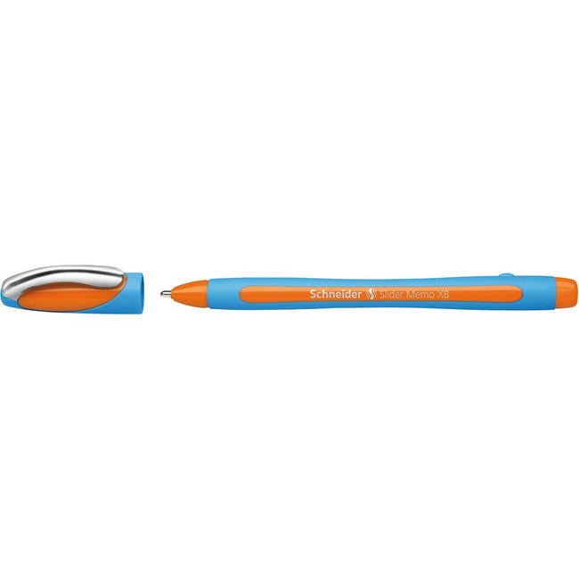 Schneider -  balpen Slider Memo, extra breed, oranje