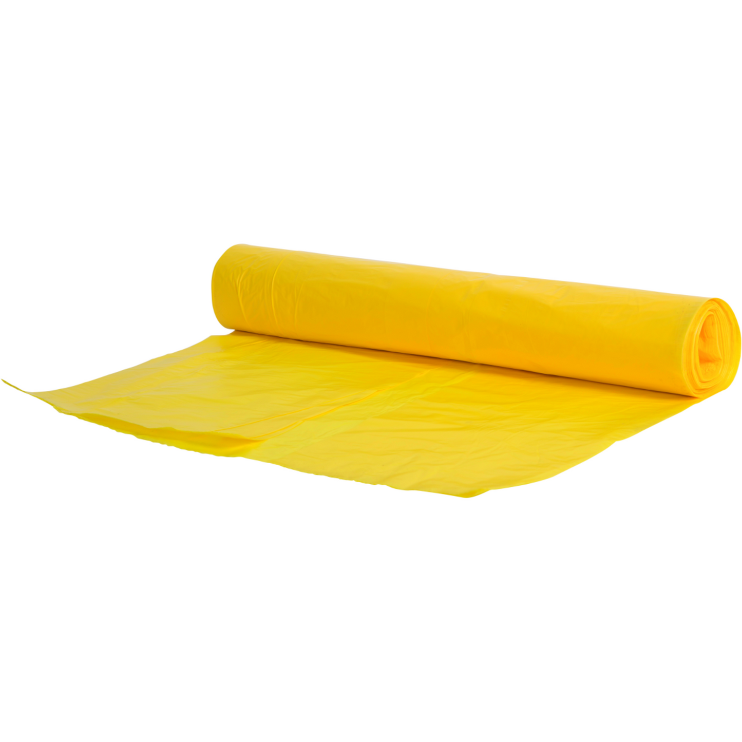 Powersterko - Bolsa de basura HDPE T23 58x100cm 70L amarilla rollo de 25 piezas