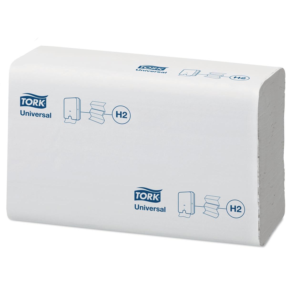 Tork - Toalla Xpress, multipliegue, 237 hojas, 2 capas, sistema H2 Universal, blanco