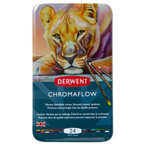Derwent - Chromaflow kleurotlodenset derwent (24 stuks) | Pak a 24 stuk