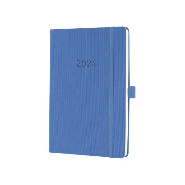 Agenda 2024 SIGEL Conceptum A5 7 jours / 2 pages bleu marine