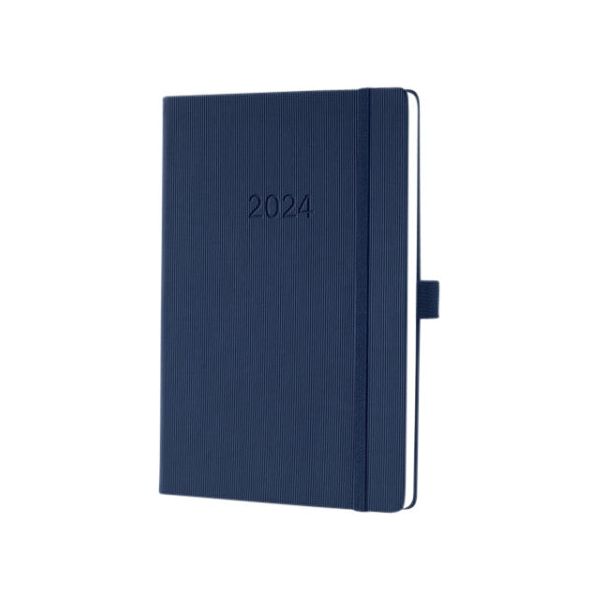 Sigel - Agenda 2024  conceptum a5 7d/2p nachtblauw | 3 stuks