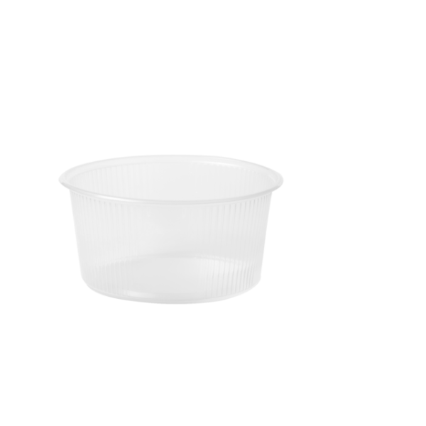 Klika -  Bakje PP rond glashelder 250cc 100 stuks