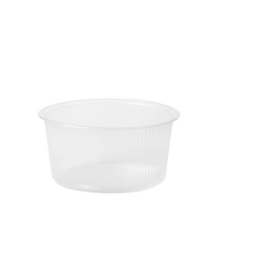 Klika -  Bakje PP rond glashelder 250cc 100 stuks