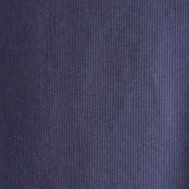 Klika - Cadeaupapier - Geschenkpapier - Navy on brown ribbed 70 cm