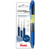 Pentel - Gel writer refill LR7 Energel with free gel pen medium blue blister of 3 pieces