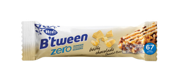 Hero - Tussendoortje hero b'tween witte chocolade zero