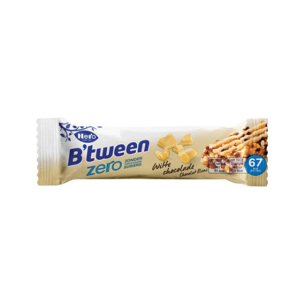 Hero - Tussendoortje hero b'tween witte chocolade zero