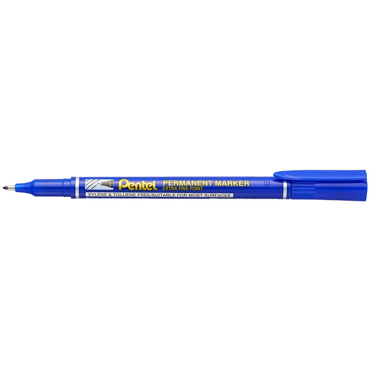 Pentel - pennarello indelebile NF450-C, blu