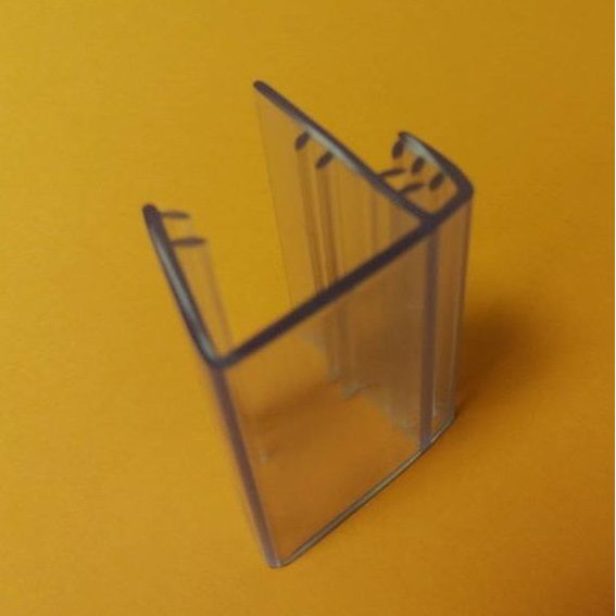 Klika - SuperGrip shelf Signholder 38mm wide