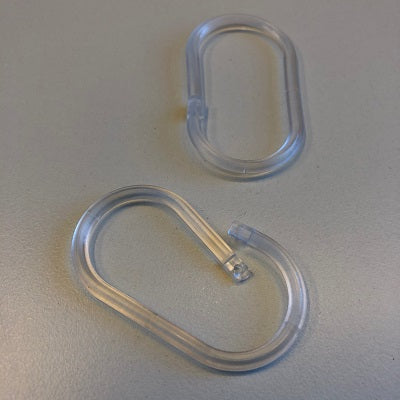 Klika - Display ring transparent oval 50mm 100 pcs