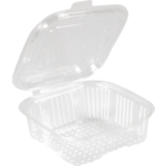 Klika - Delibox | 130x140x40mm | 375 ml | incl. Animal de compagnie recyclé | Transparent 600 pièces