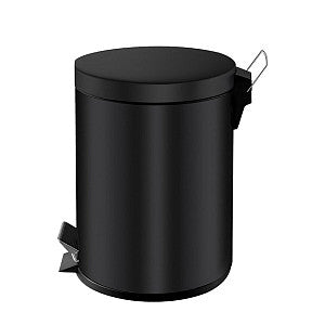 Vepa Bins - Afvalbak pedaalemmer 5 liter zwart | 1 stuk