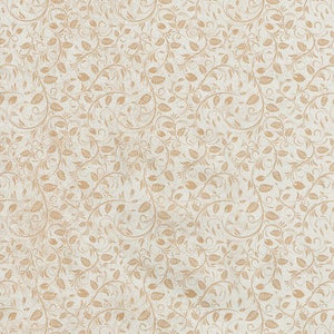 Klika - Carta da regalo Carta da regalo Foglie marroni in bianco su marrone 70 cm