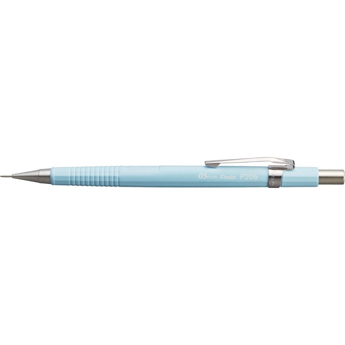 Pentel - Vulpotlood voor potloodstiften: 0,5 mm, pastel blauwe houder