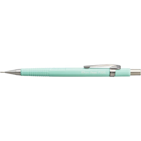 Pentel - portamine per mine: 0,5 mm, fusto verde pastello