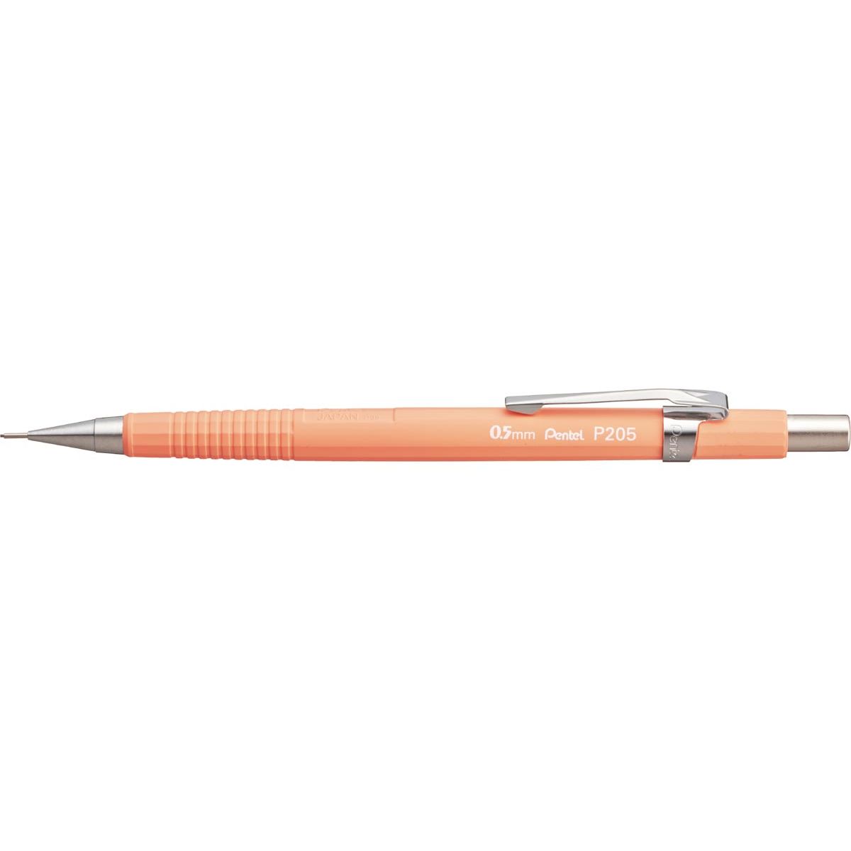 Pentel - portamine per mine: 0,5 mm, fusto arancione pastello