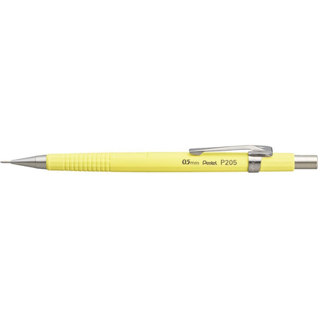 Pentel - portamine per mine: 0,5 mm, fusto giallo pastello