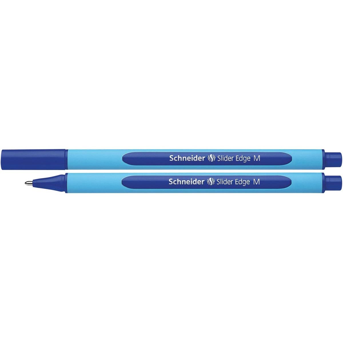 Schneider - Penna a sfera Slider Edge, media, blu