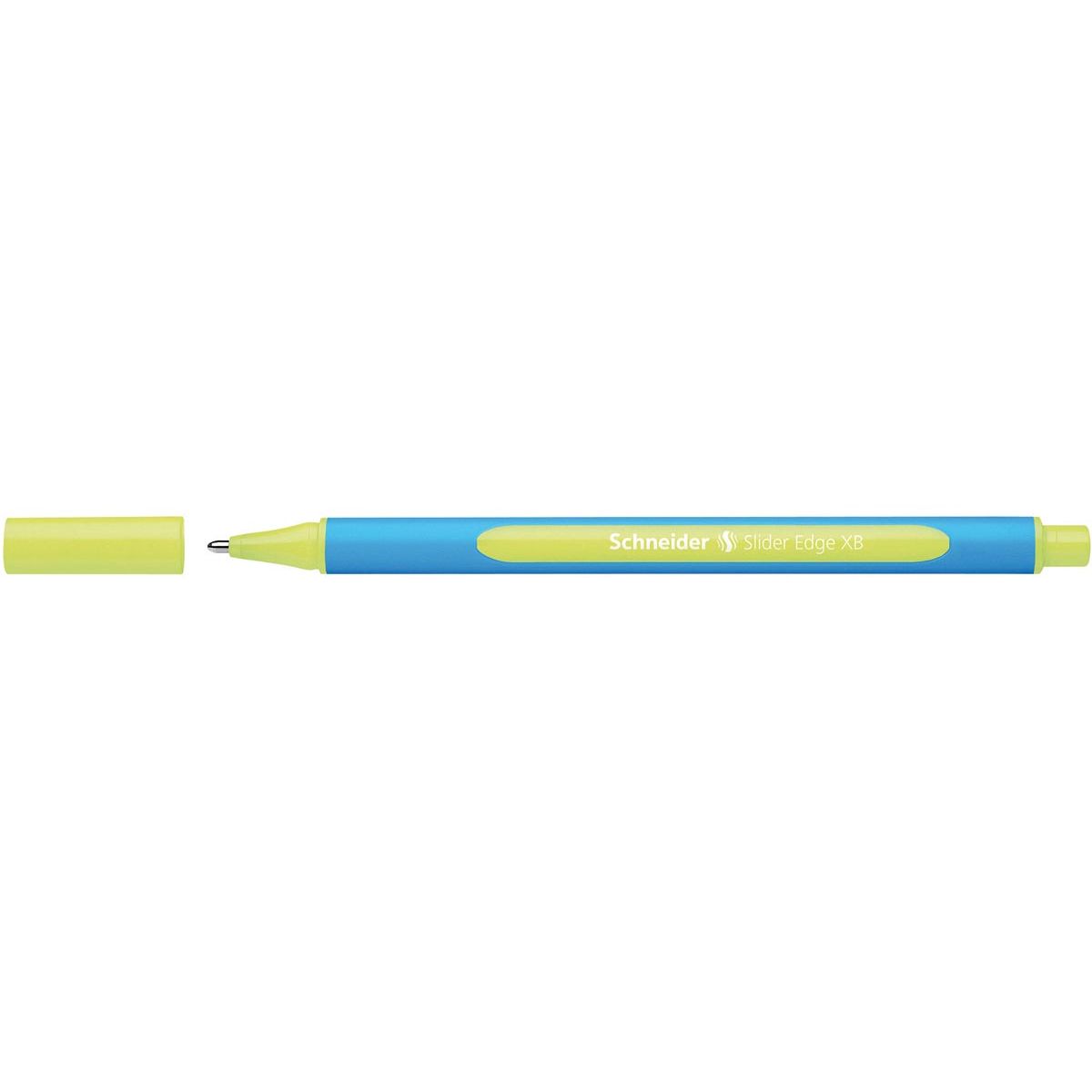 Schneider -  balpen Slider Edge, extra breed, geel