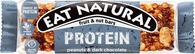 Eat Natural -   reep, proteine met pinda's en pure chocolade, 40g