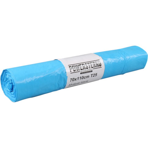 PowerSterko - Afvalzak | Gerecycled LDPE | 70x110cm | T25 | blauw | 500 stuks