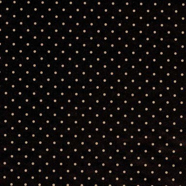 Klika - Cadeaupapier - Geschenkpapier - Black with brown dots 70 cm