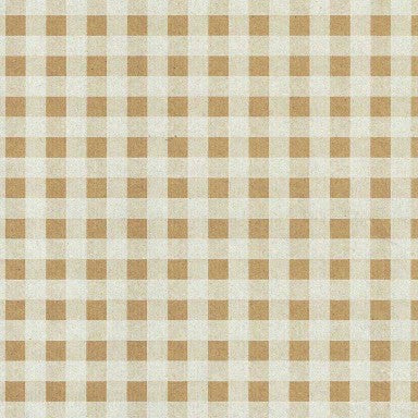 Klika - Cadeaupapier - Geschenkpapier - White squares on brown 30 cm