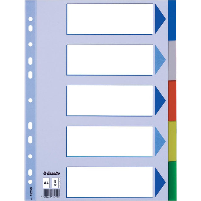 Esselte - Registerkarten 5 Registerkarten