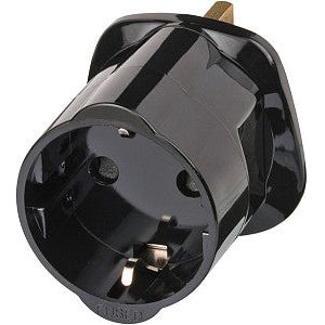 Brennenstuhl - Reisstekker brennenstuhl adapter gb/uk zwart | 1 stuk | 5 stuks
