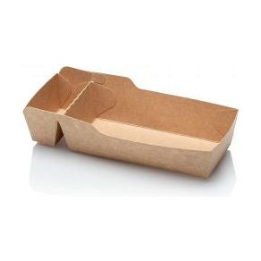 Snackbak Kraft A9+1/A22, 120x70x35 mm 100 Stück