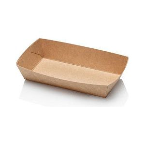 Snackbak Kraft A13 130x77x35mm 100 stuks