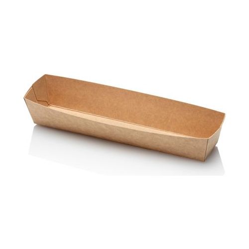 Kraft - Snackbak  A16 185x35x33mm 50 stuks