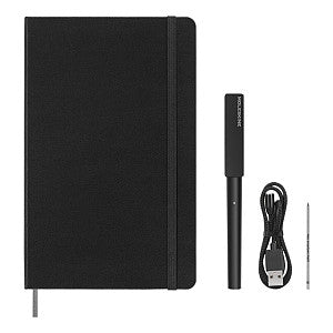 Moleskine - Smart writing set pen + smart notitieboek large zw | 1 stuk