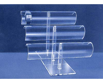 Klika -  Acryl horlogepresentatie bxh 25x20 cm