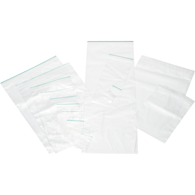 Klika - Sac | Sac à poignée à fermeture | PEBD | 30x40cm | 50my | transparent | 1000 pièces