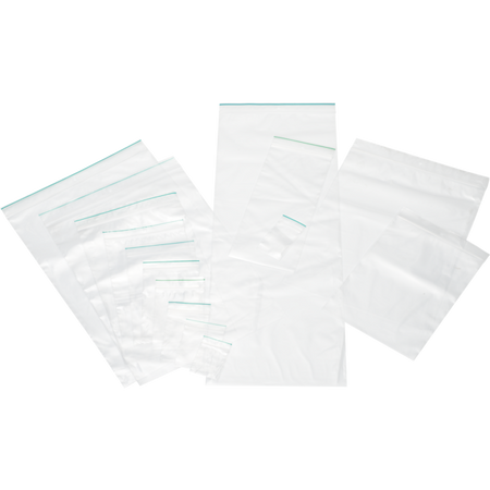Klika - Bolsa | Bolsa de agarre con cierre | PEBD | 30x40cm | 50my | transparente | 1000 piezas