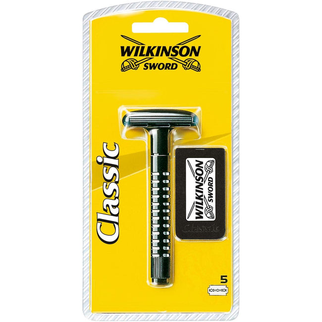 Wilkinson -Schwert - Wilkinson Classic Rasiermesser, einschließlich 5 Ersatzklingen